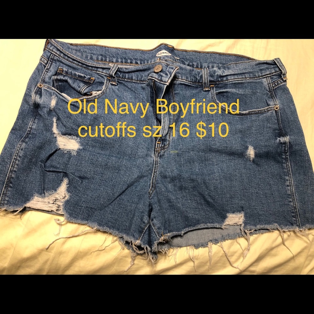 Old Navy Boyfriend cutoffs